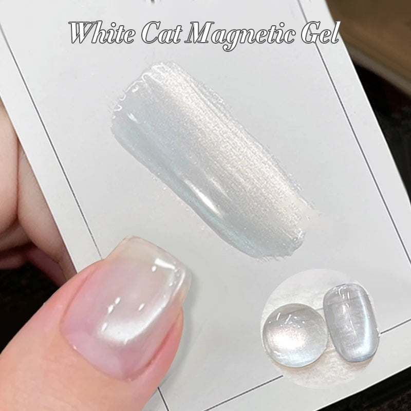 Vernis à ongles magnétique gel BORN PRETTY 10 ml Argent Clair de Couleur Chat - Accessoires pour les ongles - Vernis semi-permanent pour ongles d'automne et d'hiver