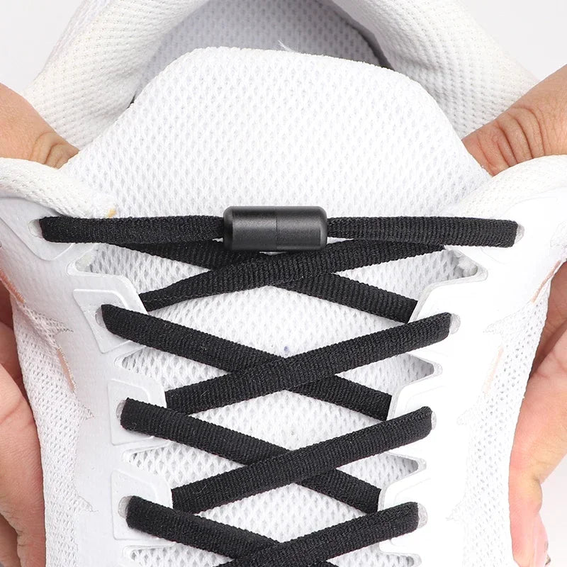 NOUVELLES Options colorées lacets élastiques baskets sans cravate lacet pour sport lacets ronds sans attaches enfants adultes chaussures accessoires