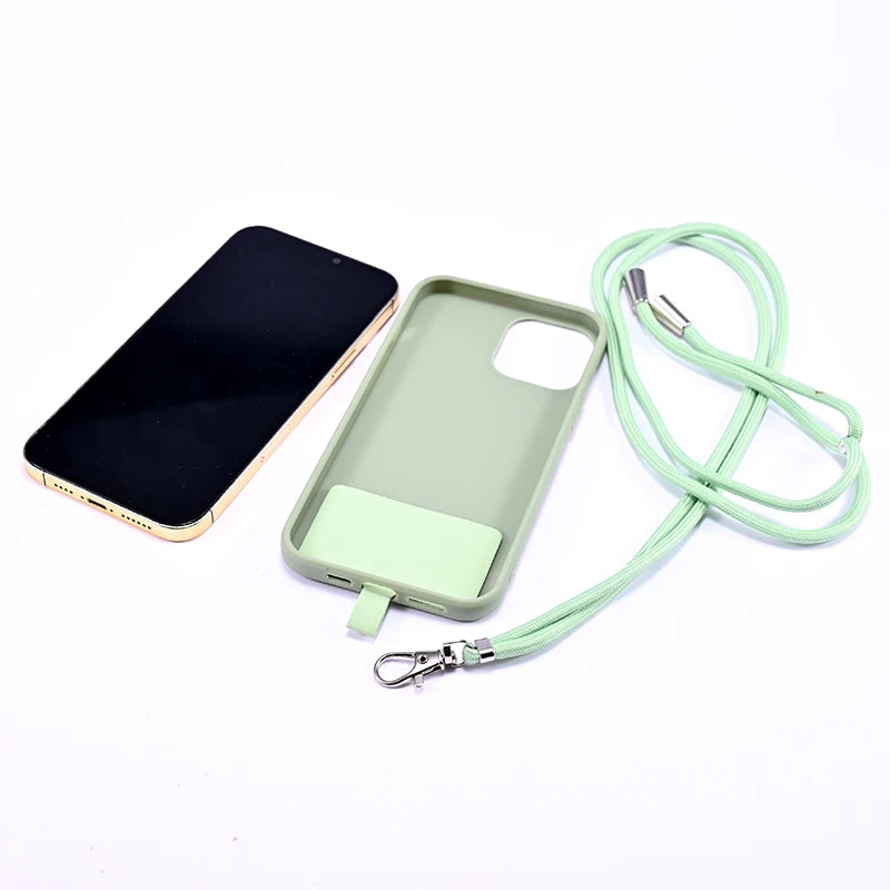 Lanière de téléphone réglable et détachable, sangle de lanière pour accessoires de chaîne de téléphone portable, sangles de cou universelles