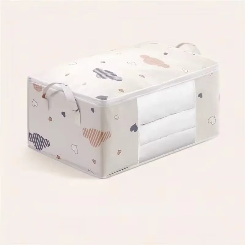 Large Capacity Multi-Purpose Storage Bag with Handles, Dustproof  Moisture-Resistant Odorless Non-Woven Fabric