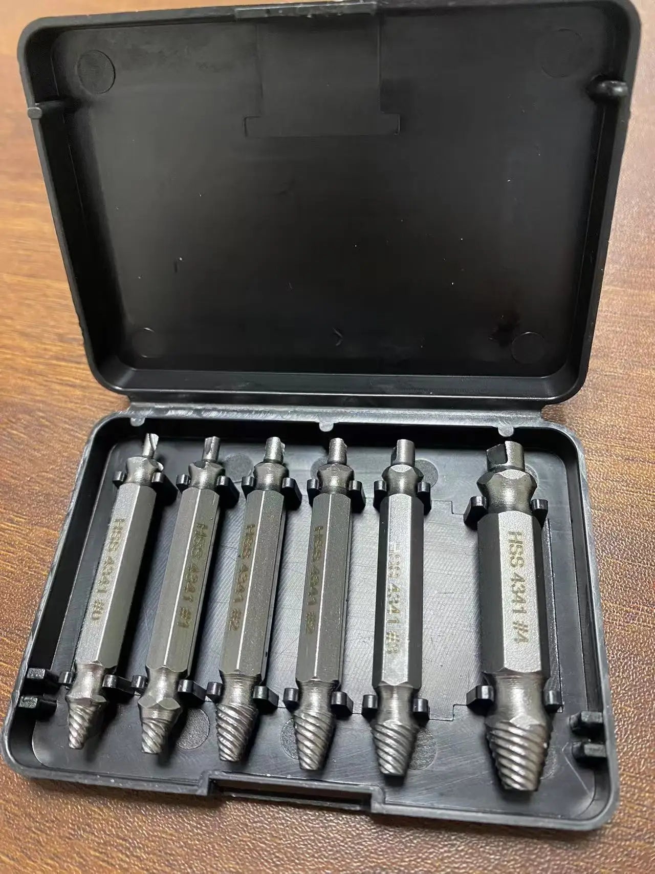 Jeu d'extracteurs de vis endommagés, foret HSS, acier rapide, dissolvant cassé, petit Kit de retrait facile et rapide, outils électriques