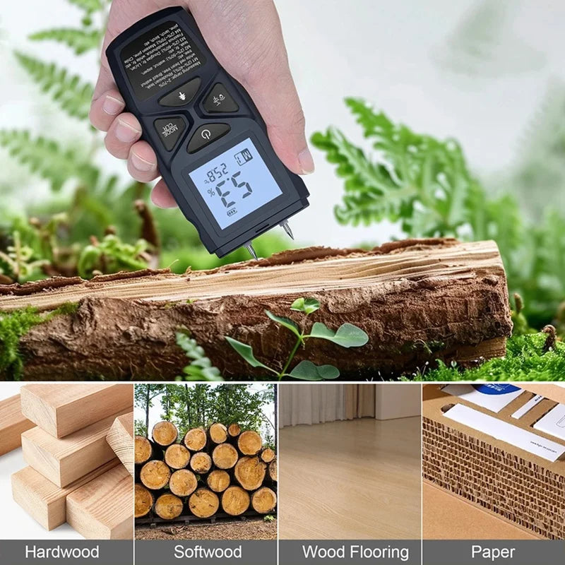 Nouveau testeur d'humidité du bois FUFU HYT109 - Détecteur d'humidité pour parquets et bois