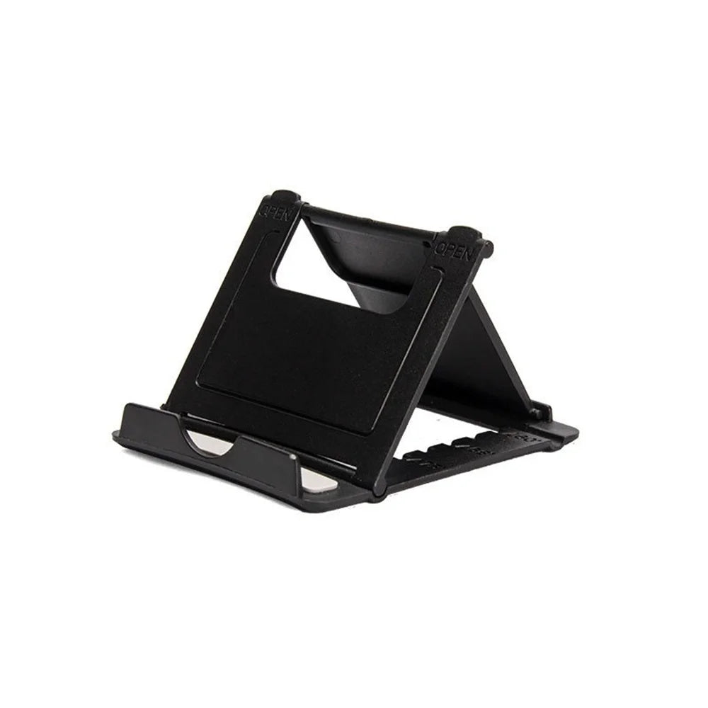 Mini support pliable universel, portable et ajustable pour téléphone, tablette ou ordinateur portable (compatible iPad, iPhone, Samsung, Xiaomi)
