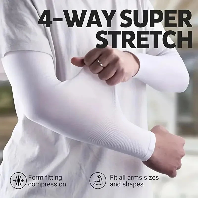 Lot de 3 paires de manchons de protection solaire respirants - Équipement respirant et anti-UV pour le sport, la conduite et les aventures en plein air