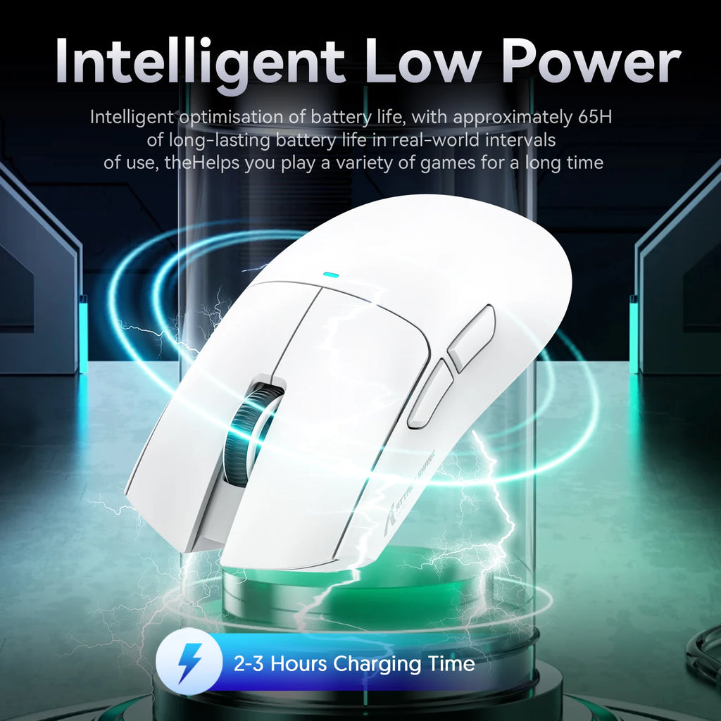 Attack Shark X11 Bluetooth Wireless Mouse Three Mode 2.4G PAW3311  RGB  PC Magnetic charging dock ,Gaming E-sports Mouse