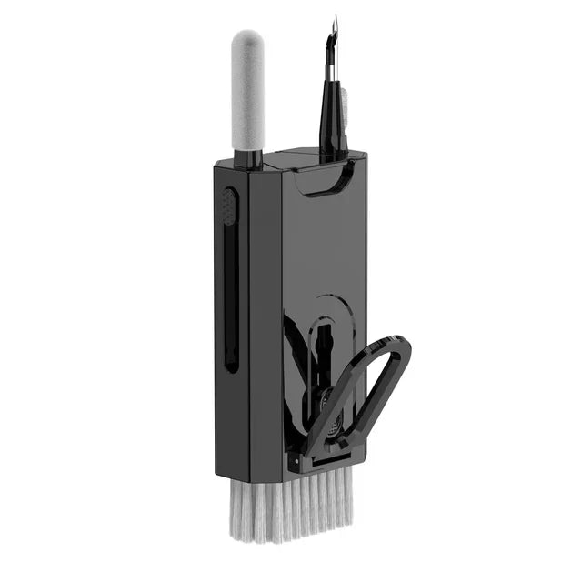 Kit de nettoyage 8 en 1 : brosse pour clavier d'ordinateur, stylo de nettoyage pour écouteurs, outils de nettoyage pour casque, tablette et téléphone, extracteur de touches