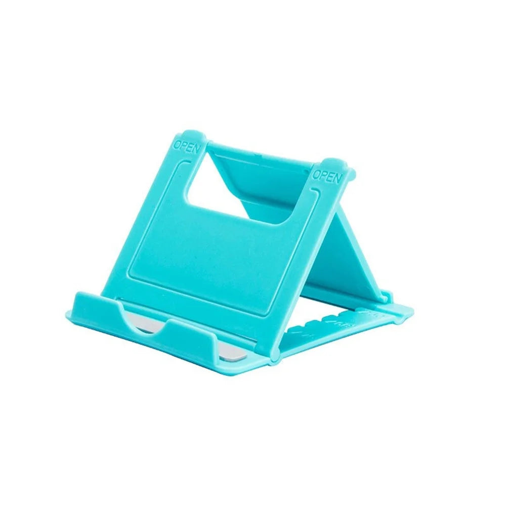 Mini support pliable universel, portable et ajustable pour téléphone, tablette ou ordinateur portable (compatible iPad, iPhone, Samsung, Xiaomi)