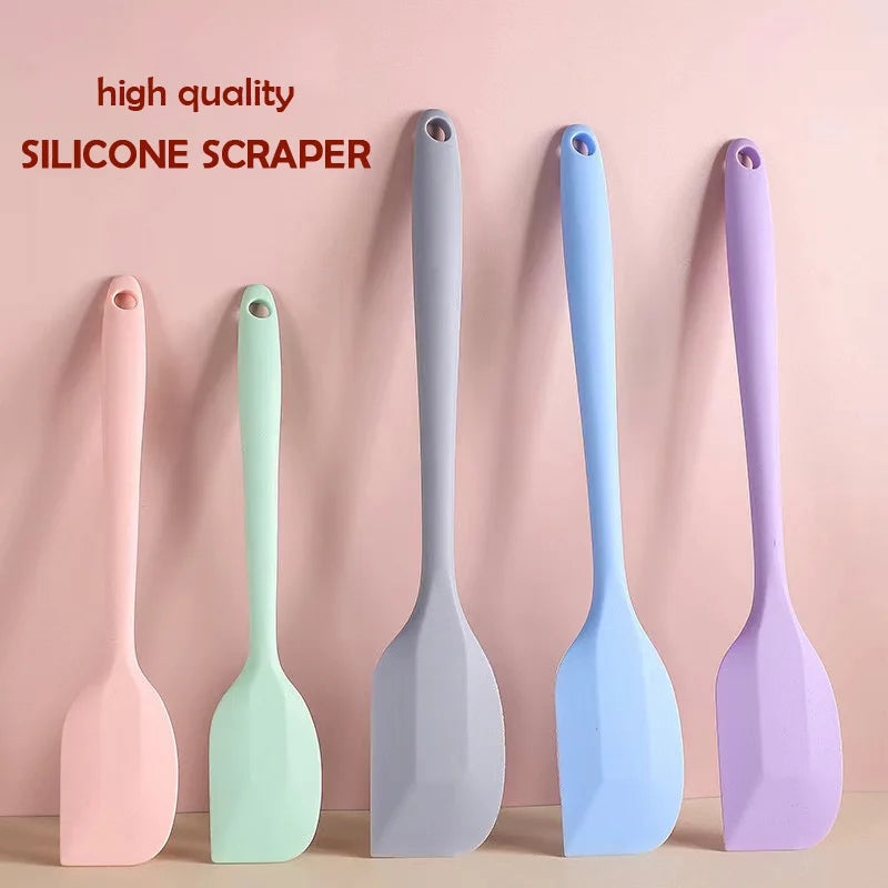 Spatule à crème en Silicone spatule à beurre antiadhésive outils de cuisson de cuisine résistants à la chaleur outils de cuisson de gâteaux bricolage
