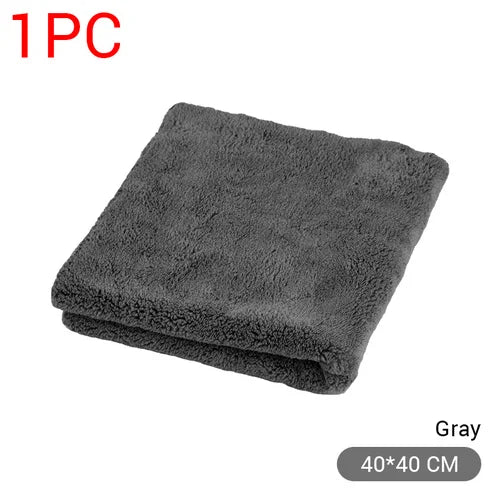 Serviette de lavage auto en microfibre SEAMETAL, super absorbante, pour le nettoyage et le séchage de votre voiture. Chiffons multifonctionnels pour accessoires de lavage auto