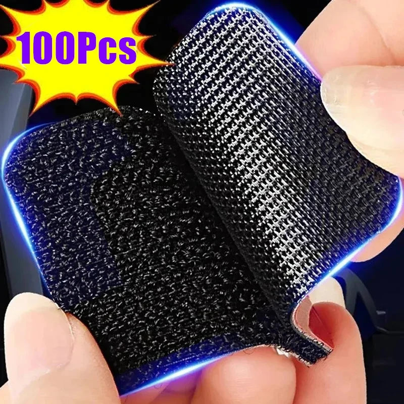 Nouveaux autocollants de fixation de tapis Double face, haute adhérence pour tapis de voiture, patchs fixes, tapis de sol de maison, bandes antidérapantes