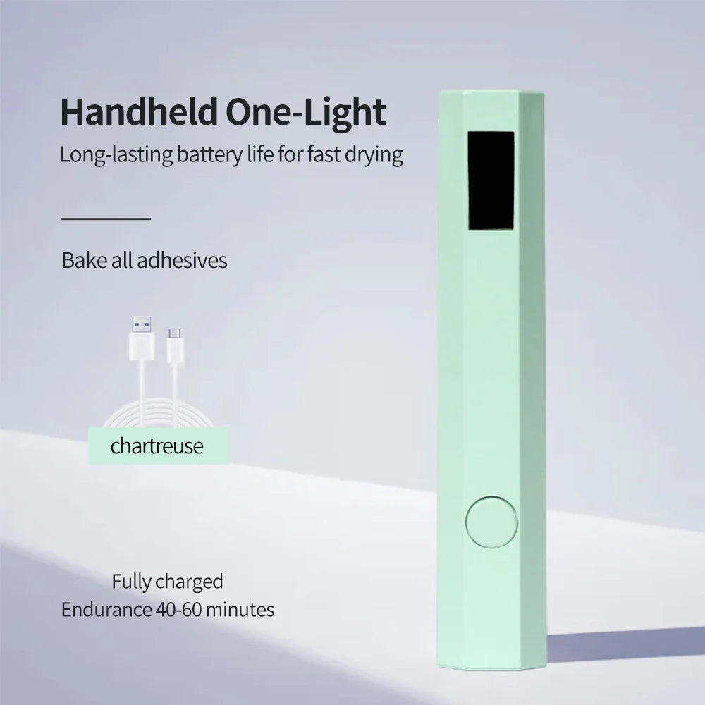 LINMANDA Rechargeable Mini UV LED Nail Lamp Handheld Nail Drying Lamp  For Curing All Gel Polish Nail Dryer Machine UV Light
