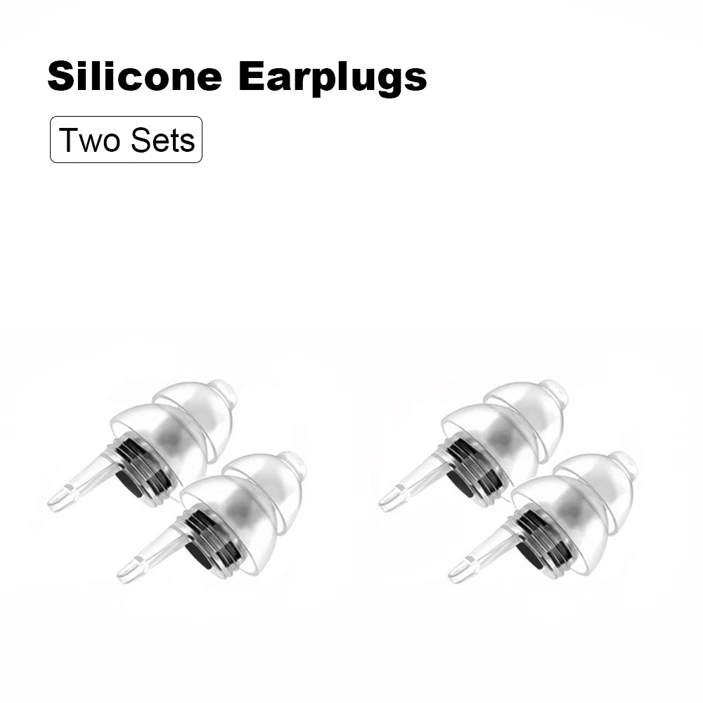 HUAK 2 ensembles de bouchons d'oreilles pour moto – Silicone haute fidélité réutilisables, étanche IPX8 pour la natation et les voyages