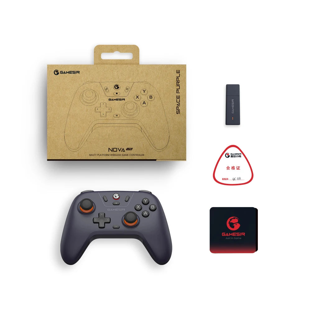 GameSir T4 Nova Lite contrôleur de commutateur effet Hall manette pour Nintendo Switch iPhone Android téléphone portable Windows PC Steam