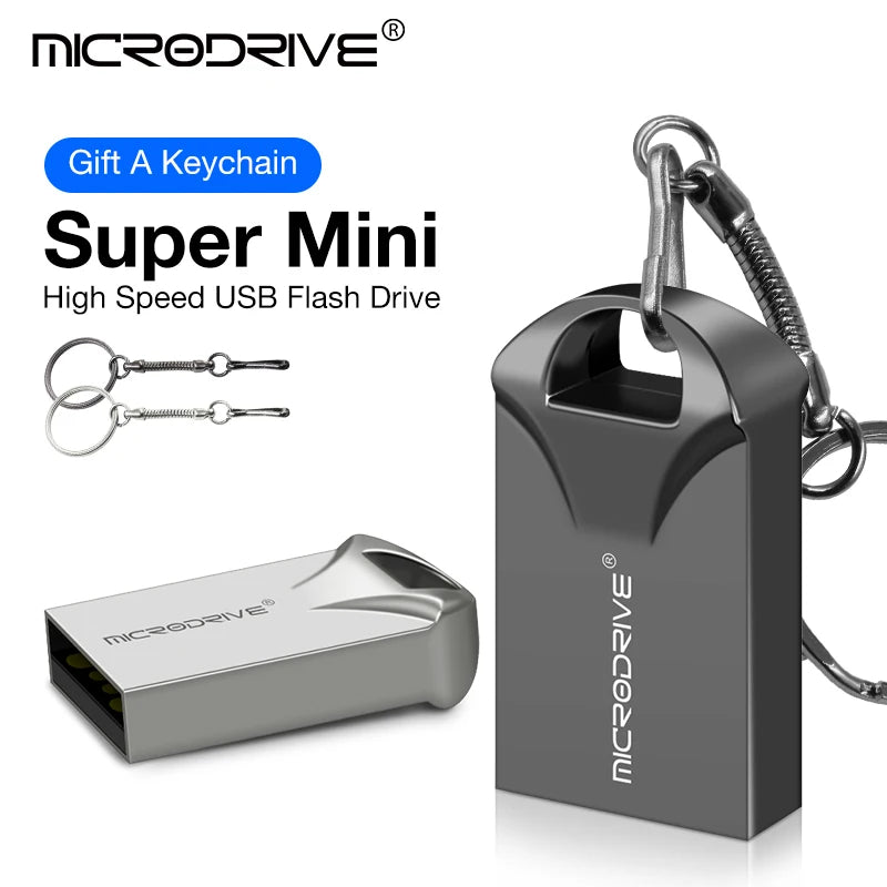 Super Mini clé usb étanche, clé USB 32 go, clé usb 3.0 en métal, clé USB 64 go, clé usb 128 go