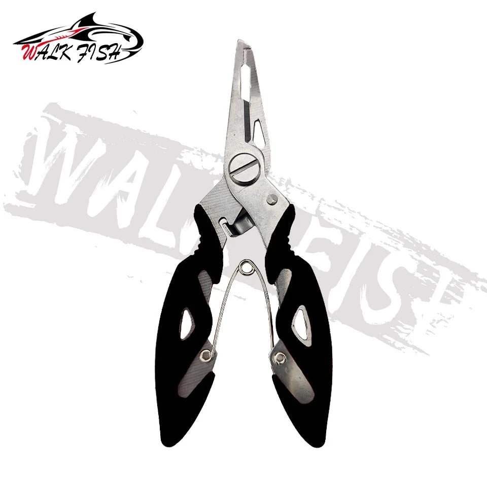 Pince de pêche, coupe-fil, ciseaux, mini dégorgeoir, outils multifonctions, nouvelle mâchoire à bec noir, plomb de pêche d'extérieur
