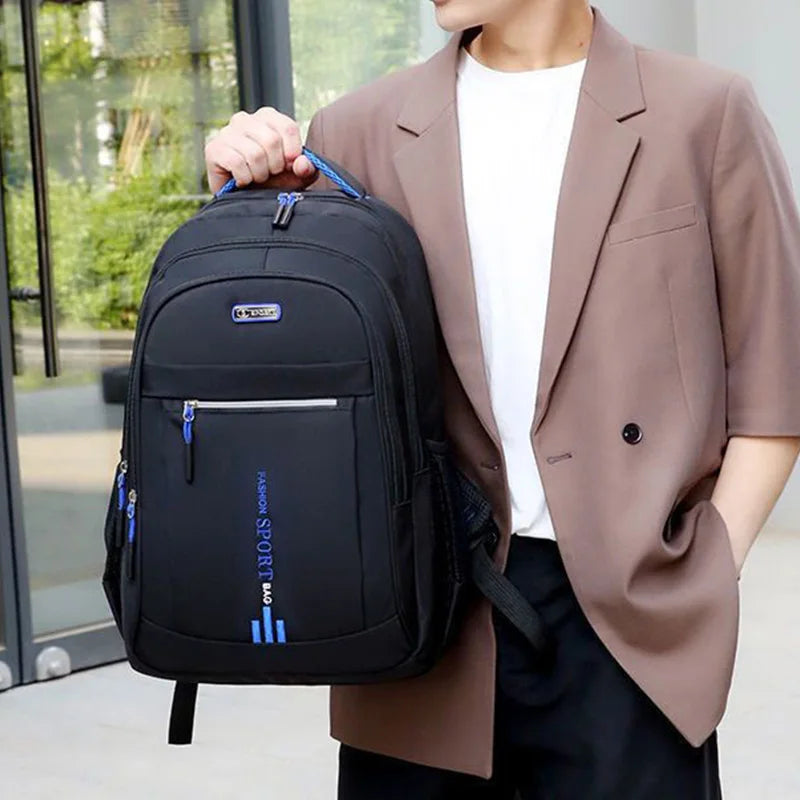 Printemps nouveau sac à dos mâle loisirs affaires voyage sac à dos grande capacité junior lycée sac femme ordinateur sac pour hommes