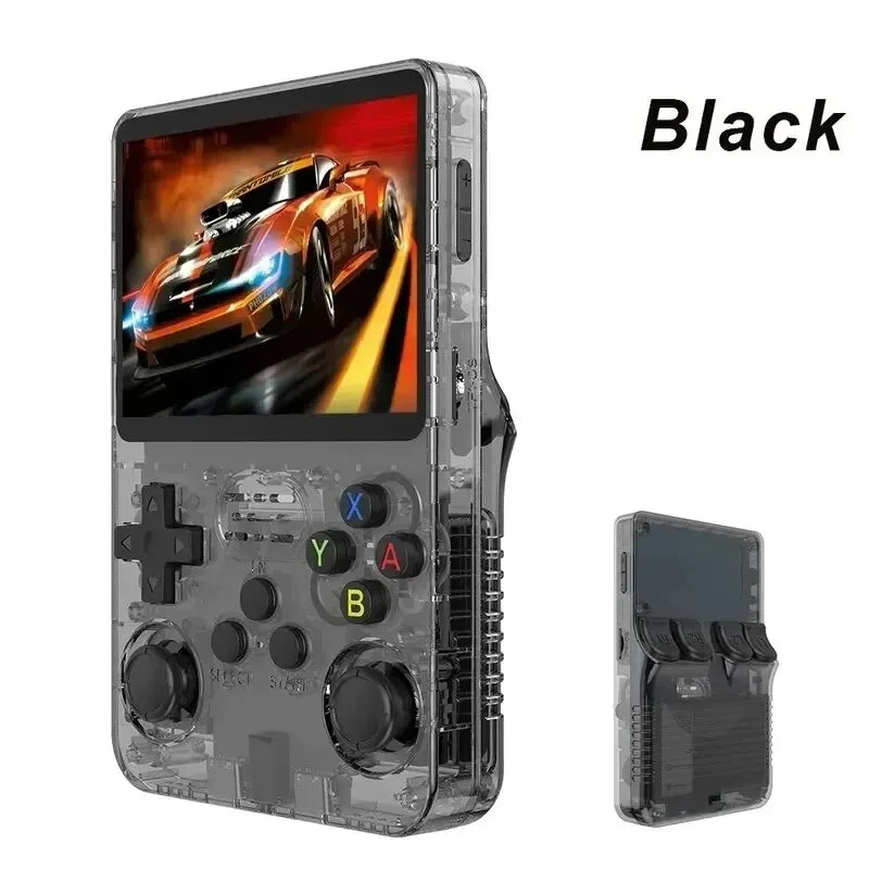 Console de jeu vidéo portable rétro R36S, système Linux, écran IPS de 3,5 pouces, lecteur portable, jeux de 64 Go, plusieurs couleurs sont disponibles