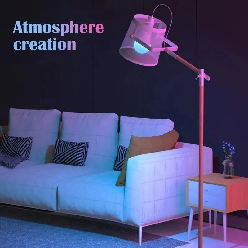 Ampoule LED multicolore RGB E27 16 couleurs, 220V, éclairage domestique, variable, 24 touches, télécommande, lampe intelligente, lumière d'ambiance