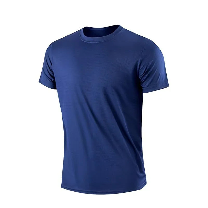 T-shirt de sport d'été pour homme, séchage rapide, idéal pour la course, la musculation et le fitness. Manches courtes, coupe oversize, style brésilien