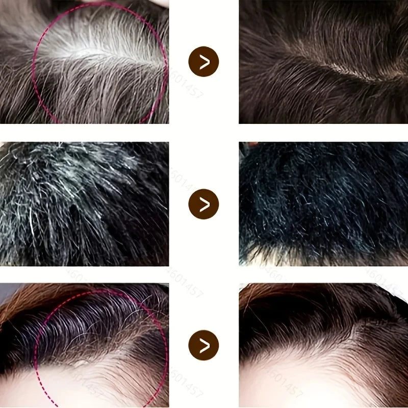Stylo colorant temporaire à action rapide pour cheveux gris - Nouvelle coloration pour des retouches rapides