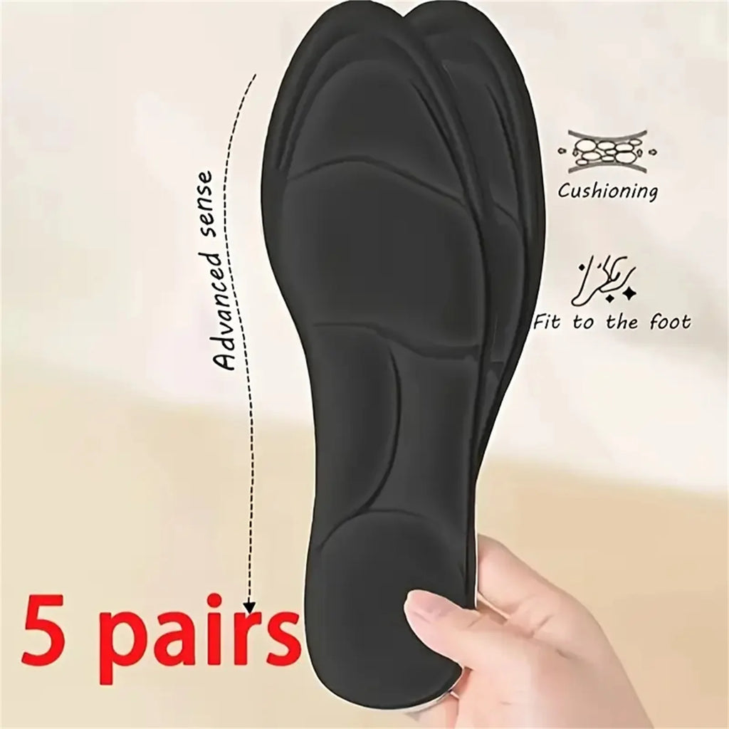 5D Massage Memory Foam Insoles For Shoes Sole Breathable Cushion Sport Running Insoles For Feet Orthopedic Insoles