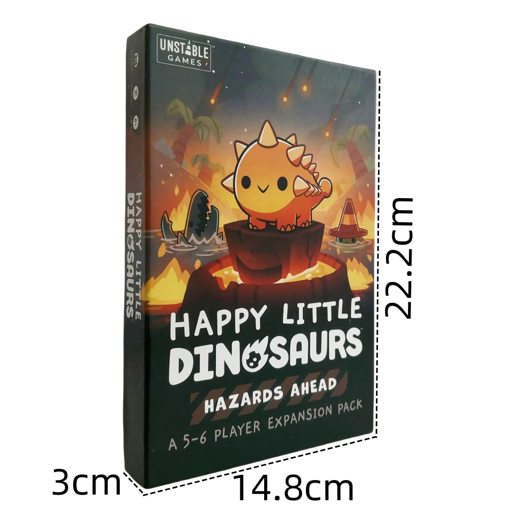 Petits Dinosaures Joyeux Licorne Anglais Échecs et Cartes Stratégie Dangers Jeu de Plateau Cartes