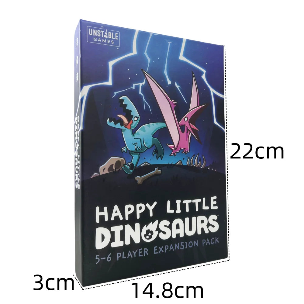 Petits Dinosaures Joyeux Licorne Anglais Échecs et Cartes Stratégie Dangers Jeu de Plateau Cartes