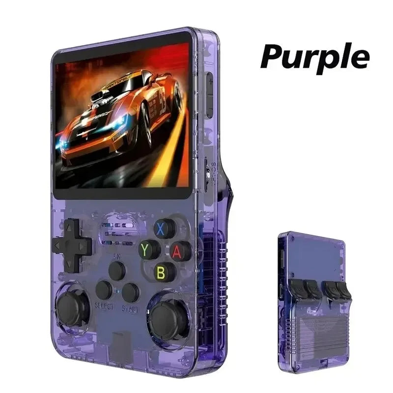Console de jeu vidéo portable rétro R36S, système Linux, écran IPS de 3,5 pouces, lecteur portable, jeux de 64 Go, plusieurs couleurs sont disponibles
