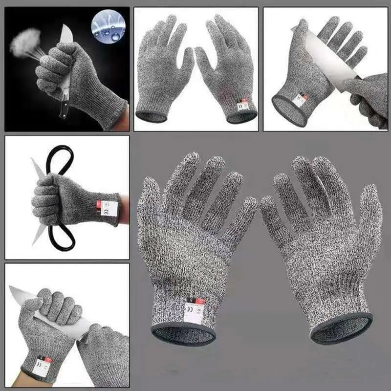HPPE niveau 5 gants de sécurité anti-coupure haute résistance industrie cuisine jardinage anti-rayures anti-coupure coupe de verre multi-usages