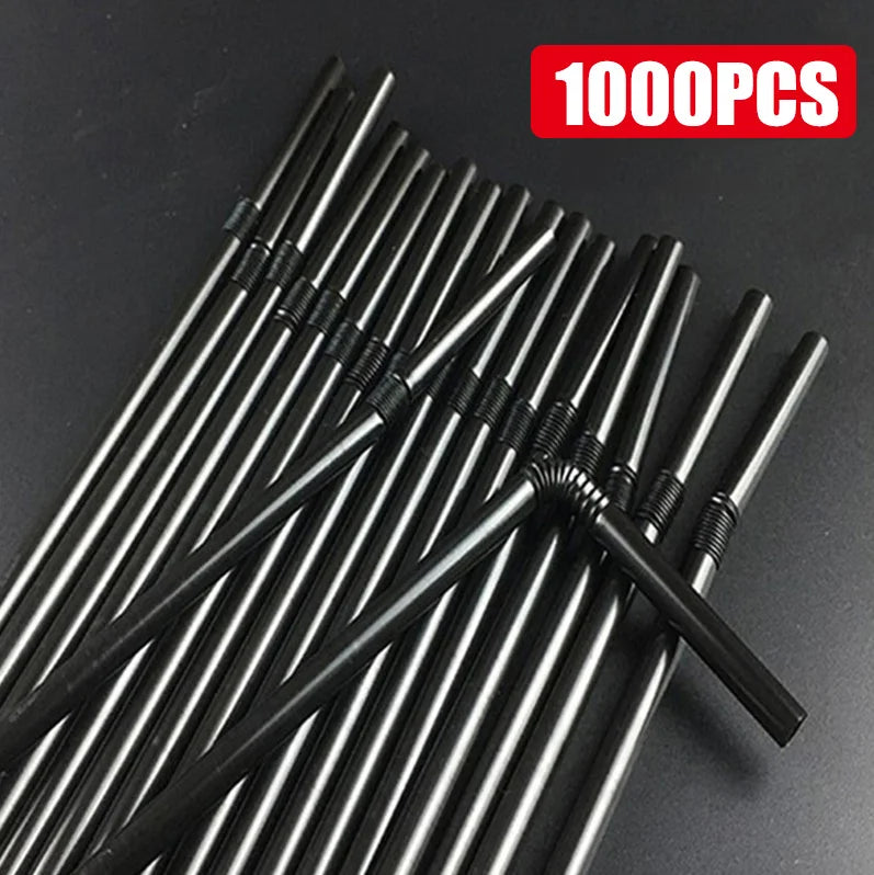 50-1000 pièces paille multicolore boire des pailles d'art pour les fournitures de fête de mariage boisson cuisine Cocktail paille à boire