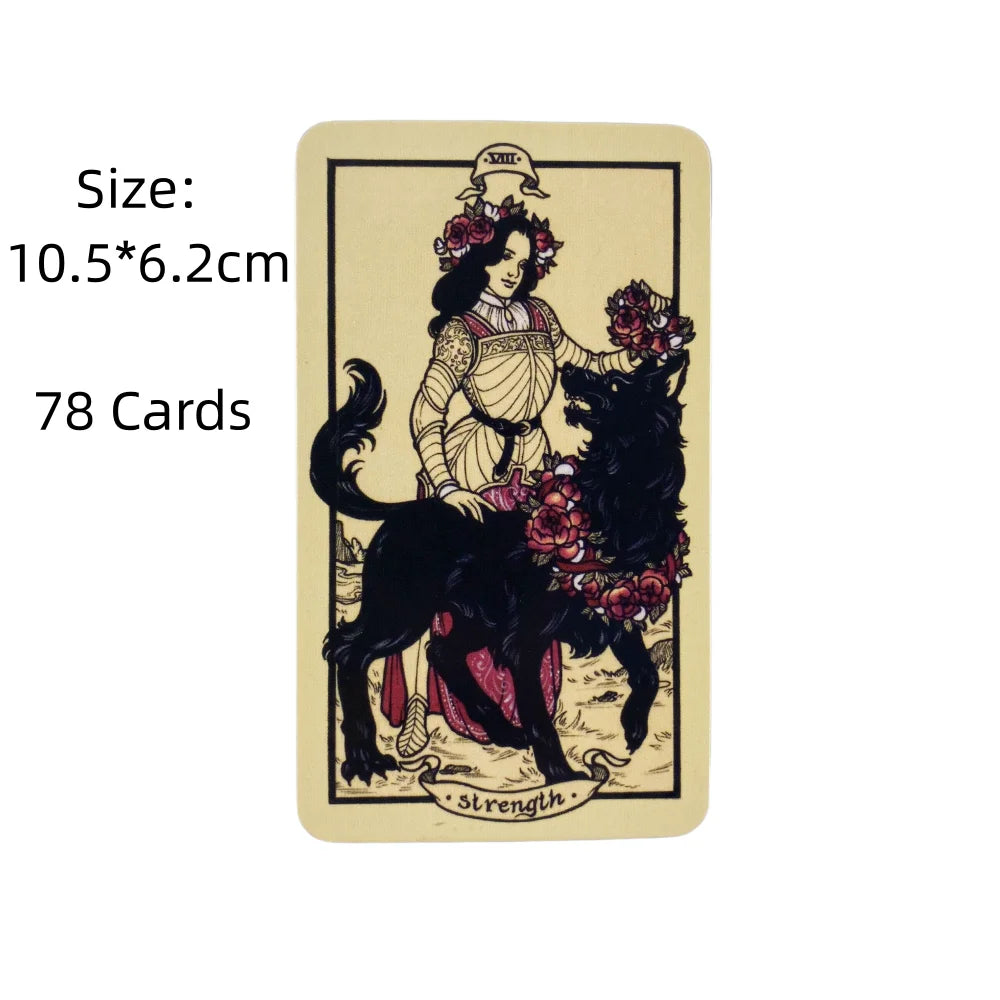 Cartes de Tarot de Fyodor Pavlov, un jeu de 78 cartes, oracle, visions anglaises, édition divinatoire, jeux de société