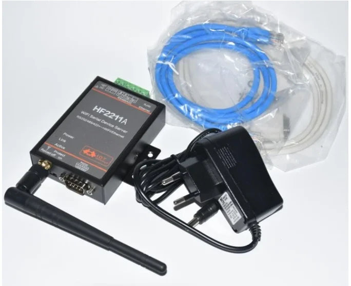 Module convertisseur série vers WiFi RS232/RS485/RS422 vers WiFi/Ethernet HF2211 pour la transmission de données en automatisation industrielle HF2211A
