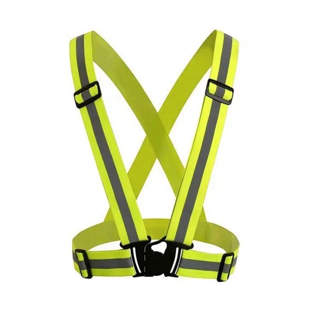 Vêtements de voiture pour la sécurité, gilet de sécurité routière jaune pour l'extérieur, pour la course, le cyclisme, le sport