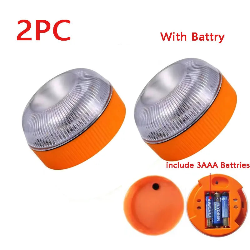Lumière stroboscopique Led d'avertissement de voiture, lumière d'urgence Portable à Induction magnétique, lumière d'accident de route, accessoire de sécurité, lumière clignotante