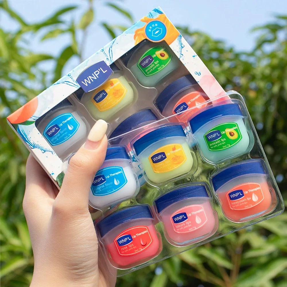 Ensemble de 8/6/4 baumes à lèvres hydratants, soin des lèvres, base hydratante à base de plantes naturelles, soin des lèvres gercées, gel hydratant