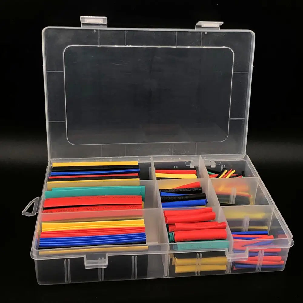 Kit d'emballage thermo rétractable, 127 à 750 pièces, gaine thermo rétractable, pour câbles de connexion électrique, gaine d'isolation