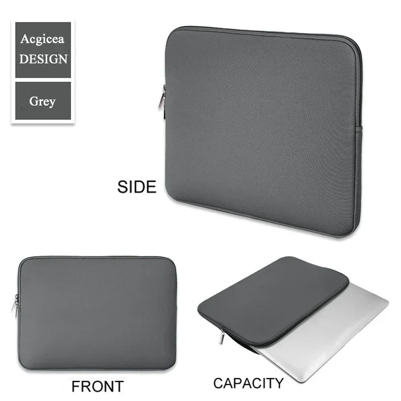 Housse souple pour ordinateur portable 11-15,6 pouces, idéale pour le bureau, les voyages et les affaires. Compatible avec Macbook Air Pro, Xiaomi, Lenovo, HP et Dell.