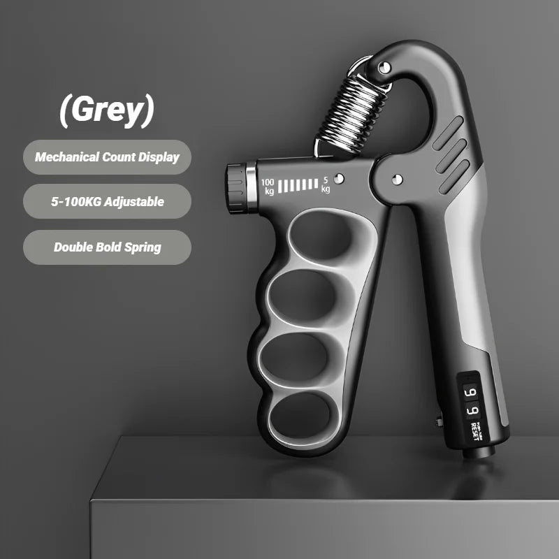 5-100KG Electronic Counting Adjustable Grip For Rehabilitation Hand Muscle Strength Gym Wrist Strengthener Recovery Fitness