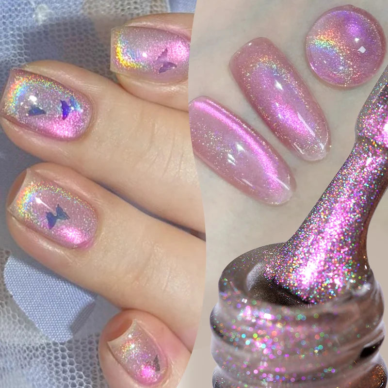 Vernis à ongles magnétique gel BORN PRETTY 10 ml Argent Clair de Couleur Chat - Accessoires pour les ongles - Vernis semi-permanent pour ongles d'automne et d'hiver