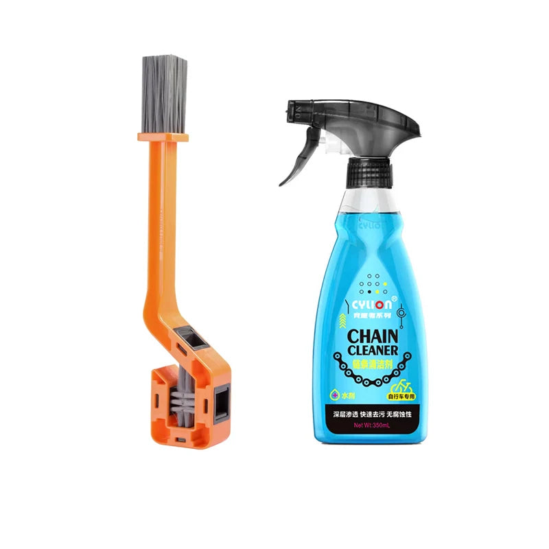 1/2PCS Motorcycle Chain Oiler Spray Lube Oiler Tool Mess-Free Chain Wax Chain Cleaner Attachment Chain Oil Applicator