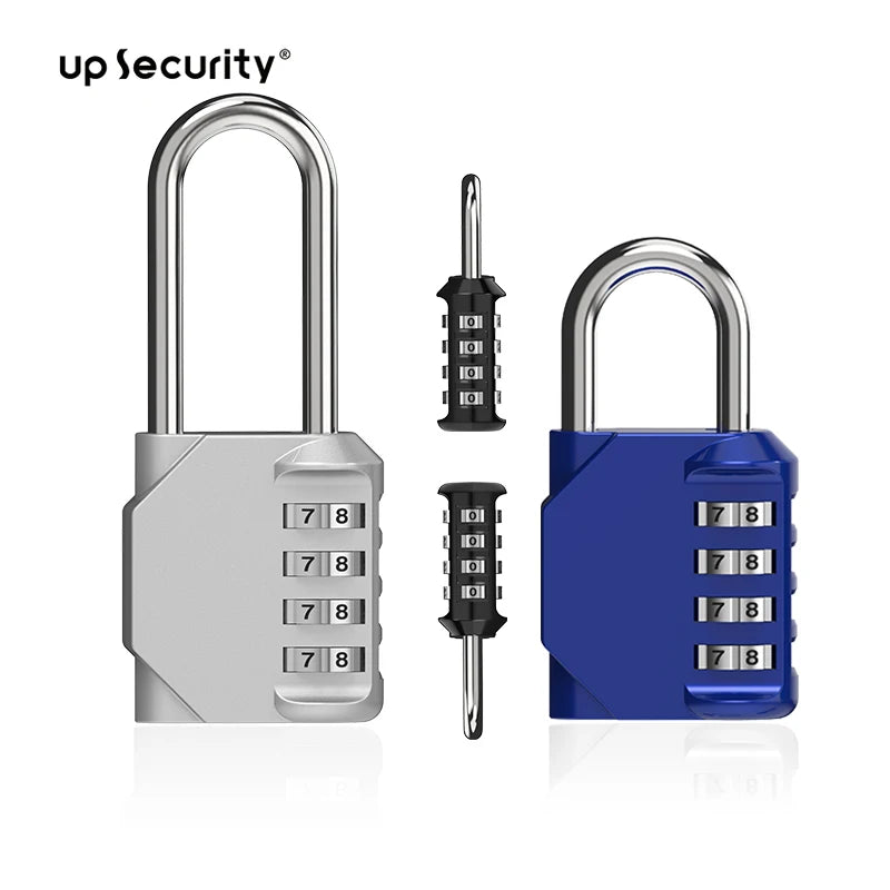 Cadenas de voyage antivol pour sac à dos, petit cadenas à combinaison réinitialisable à 3 ou 4 chiffres, cadenas à code pour valise, cadenas pour bagages