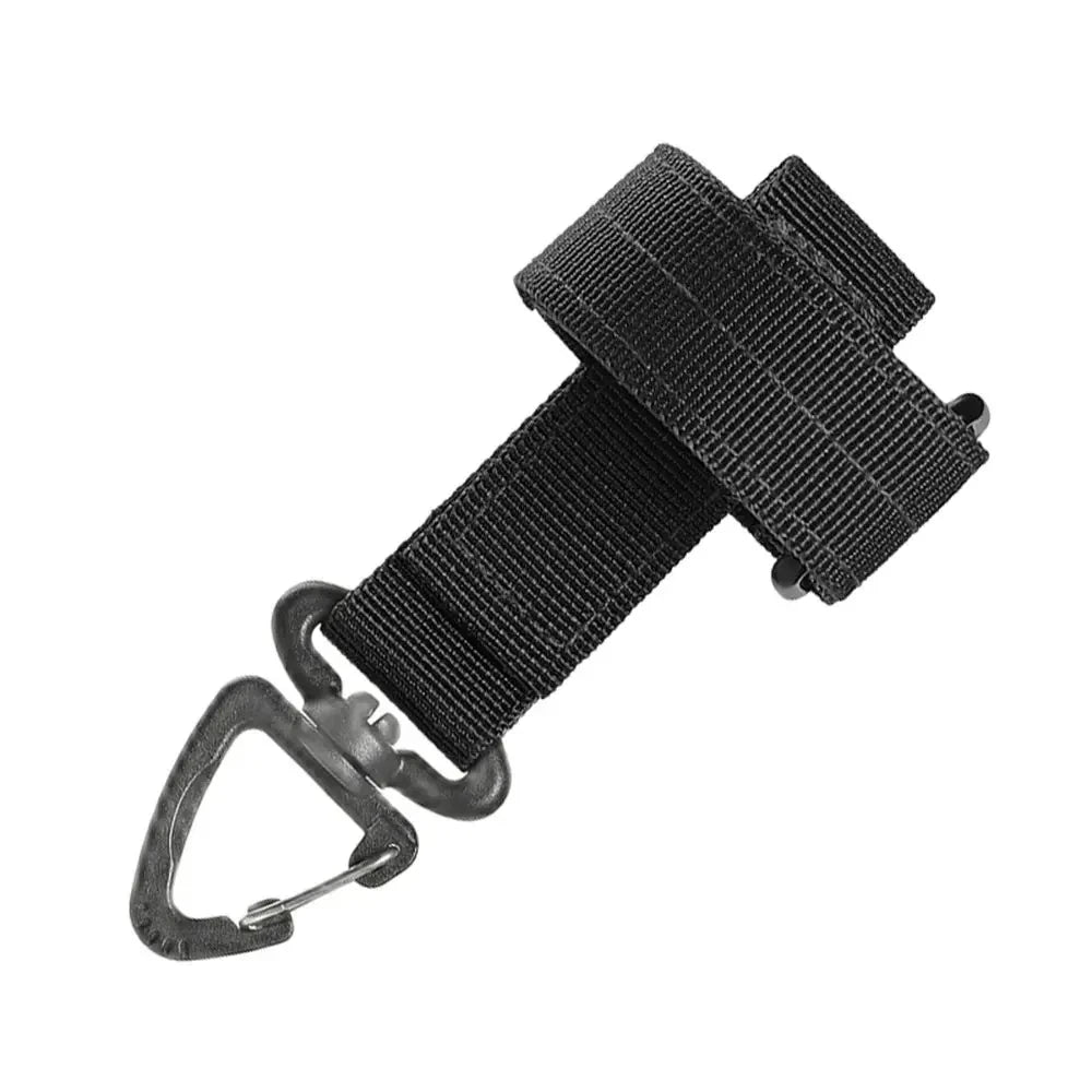 Gants en nylon multi-usages, gants de travail à crochet, clip de sécurité, corde d'escalade tactique d'extérieur, corde de camping suspendue, camping en plein air
