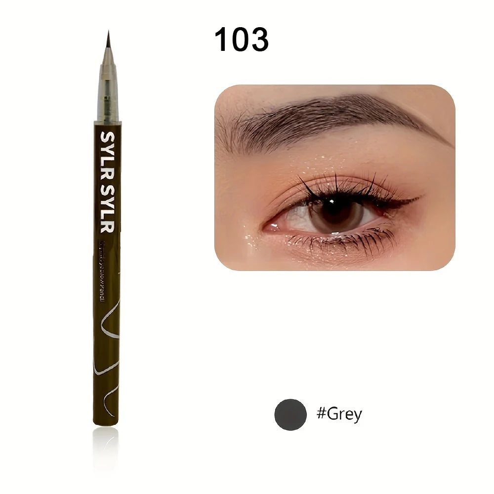 Stylo eyeliner gel fin – Texture lisse et waterproof, sans bavure, haute pigmentation, application facile, multicolore, maquillage des yeux longue tenue