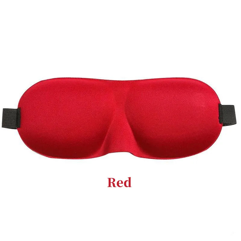 Masque pour les yeux de sommeil 3D, aide au repos de voyage, Patch de couverture pour les yeux, masque de sommeil doux, bandeau pour les yeux, masseur relaxant