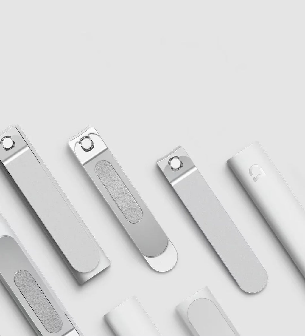 Xiaomi Mijia – coupe-ongles en acier inoxydable, avec couvercle anti-éclaboussures, soins de pédicure, lime professionnelle, nouveau