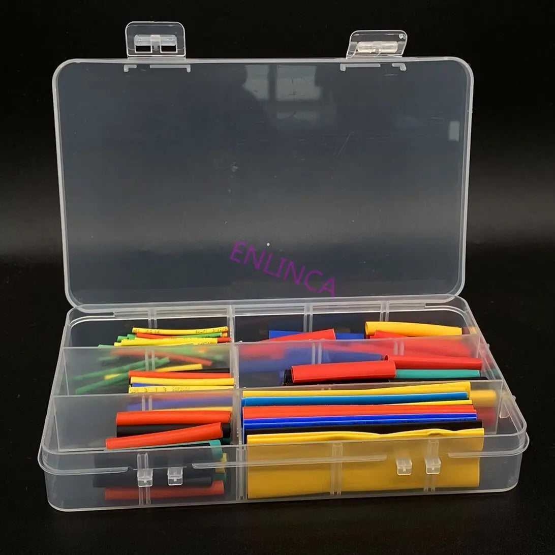 Kit d'emballage thermo rétractable, 127 à 750 pièces, gaine thermo rétractable, pour câbles de connexion électrique, gaine d'isolation