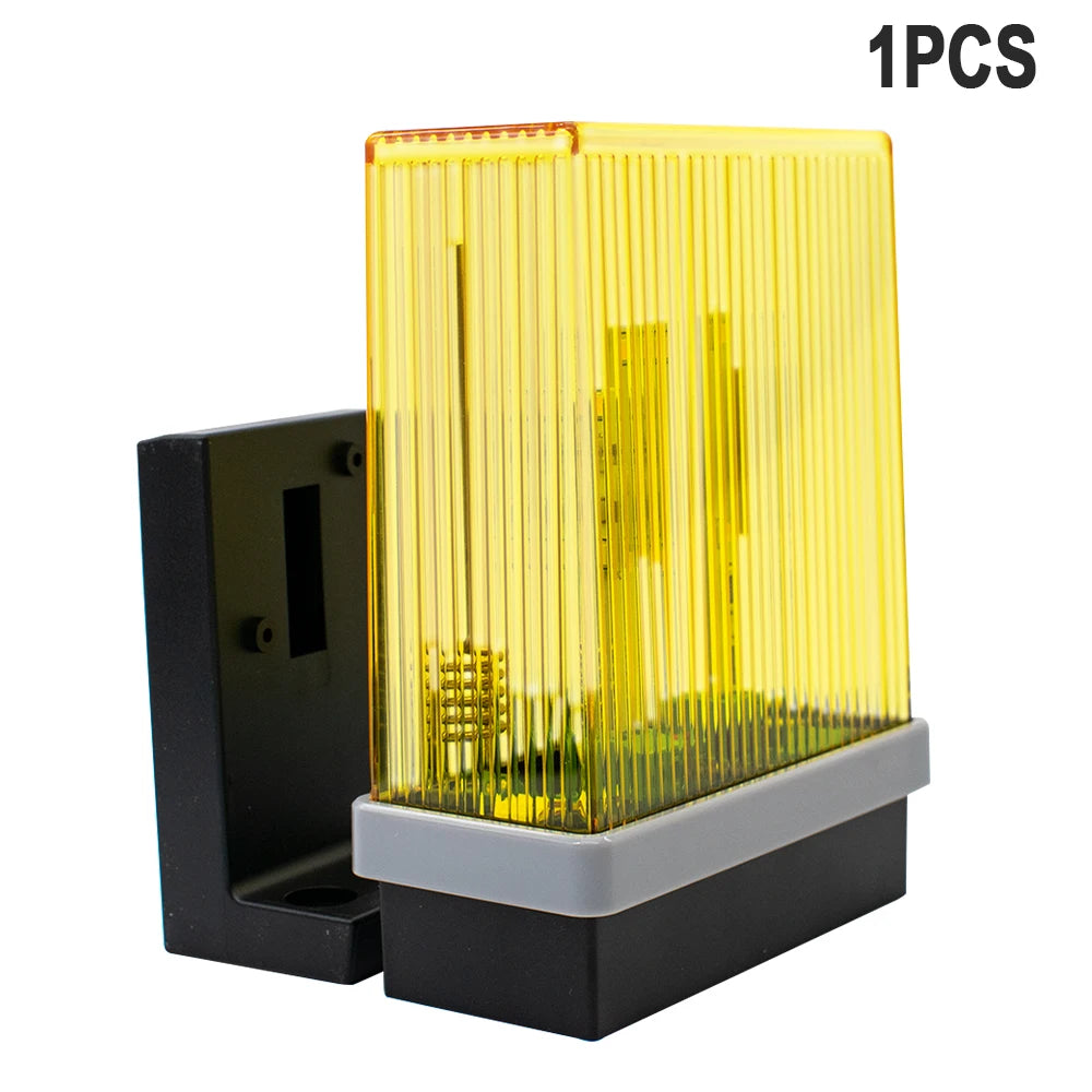 Lampe stroboscopique de sécurité pour porte de garage, étanche et silencieuse. Signal lumineux clignotant pour porte de garage. Étanche