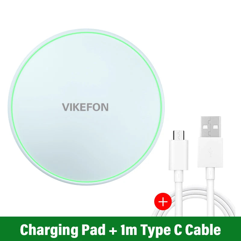 Chargeur sans fil 30 W pour iPhone 15, 14, 13, 12, X Pro Max, station de charge rapide par induction pour Samsung S23, S22, Xiaomi et Huawei