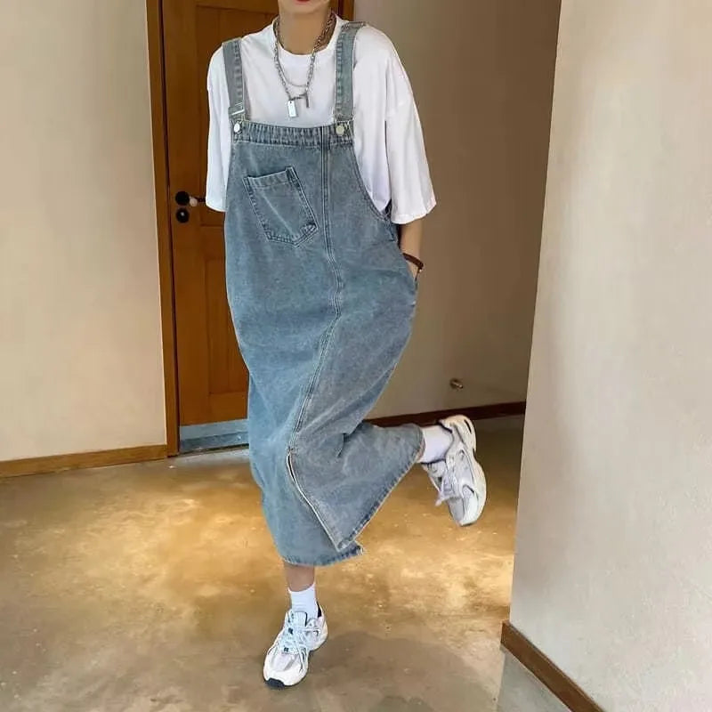 Printemps été Denim robe globale femmes sans manches robes en jean mode femme solide Slip décontracté ample Spaghetti sangle robes