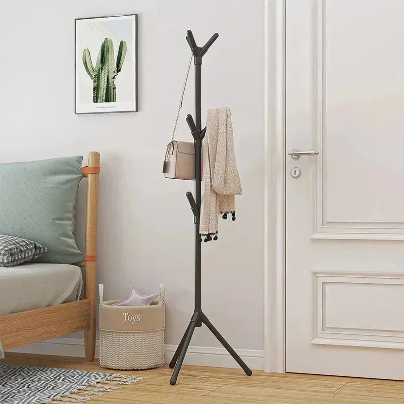 Tree Branch Coat Rack – Floor‑to‑Ceiling Freestanding Clothes & Hat Holder with Hooks for Bedroom, Entryway, Living Room